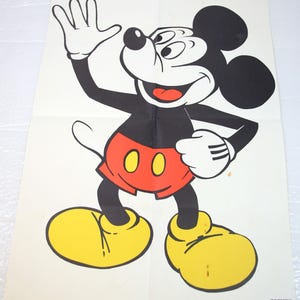 Topolino - Disney on Parade poster-souvenir Spar uscita circa anni '80 - Peso 50 g - Spedizione GRATUITA