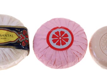 Roger & Gallet Bois de Santal, Rochas vintage zepen met een zeldzame extra zeep (gecombineerd gewicht: 222 g) GRATIS verzendkosten