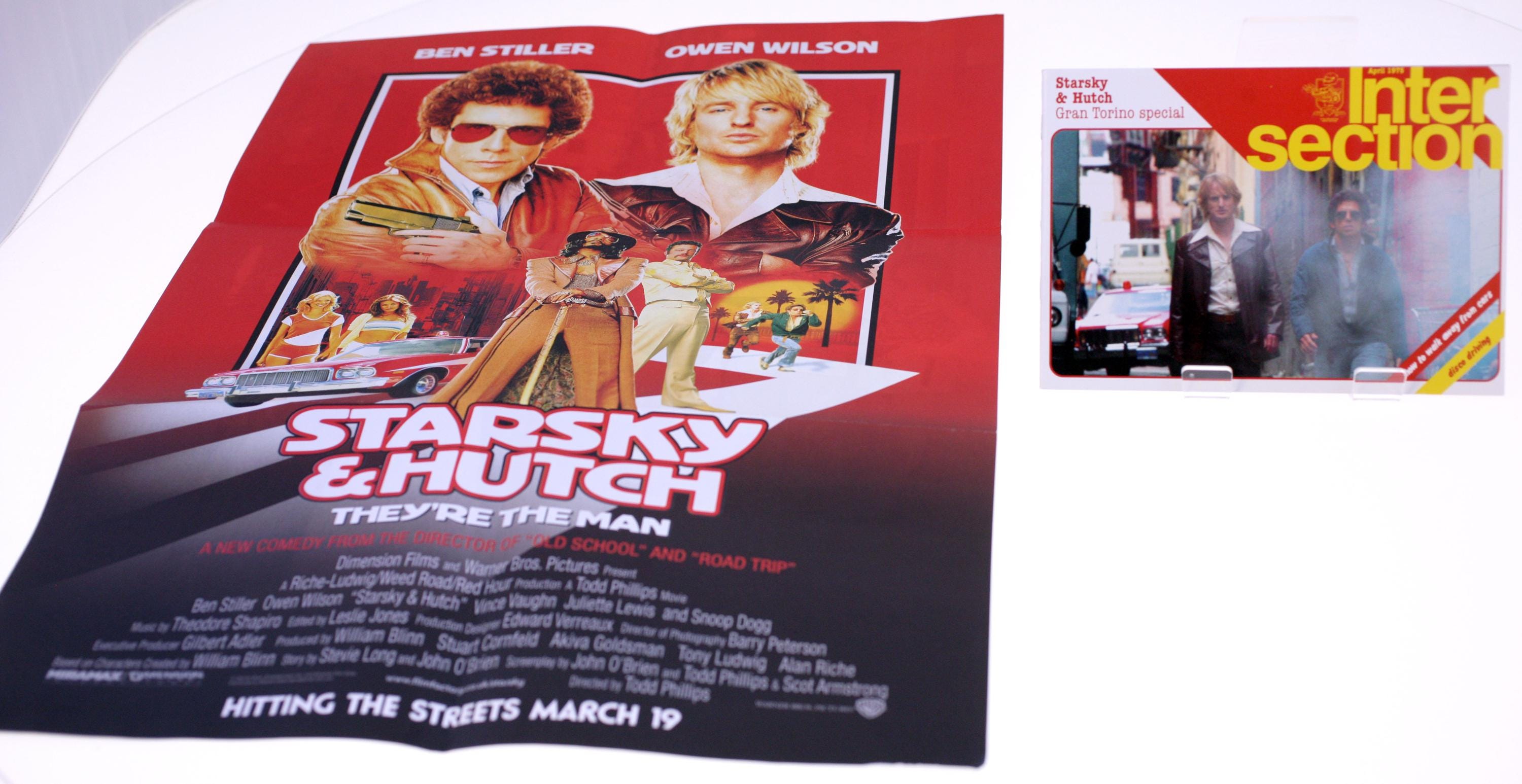 Starsky & Hutch 2004 Movie Poster With Inter Section Gran Torino