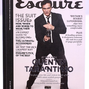 Esquire magazine-Quentin Tarantino cover-Collector's limited edition-September 2009-NEW (Weight: 732g) FREE postage