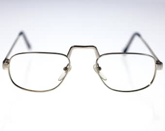 FEISEDY Occhiali da Sole Vintage Square da Pilota Uomo Retro anni '80 Grandi con Montatura in Metallo B2894