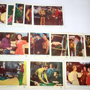 Lobby card - 'City of Bad Men' - 15 card del film incluse circa 1953 - Peso complessivo 155 g - Spedizione GRATUITA