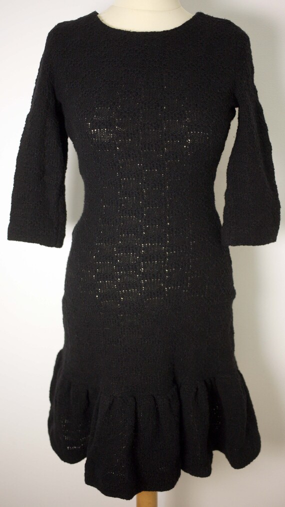 Tibi New York Ladies Black Knitted Designer Dress Circa 1990s-eu 34/36-size  XS (weight: 462g) FREE Postage - Etsy Denmark