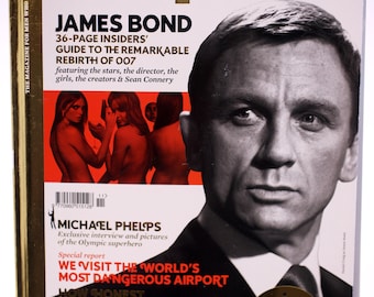 Revista Esquire - Daniel Craig - Edición coleccionista de James Bond 007 - Noviembre de 2008 - NUEVO (Peso: 786 g) Envío GRATUITO