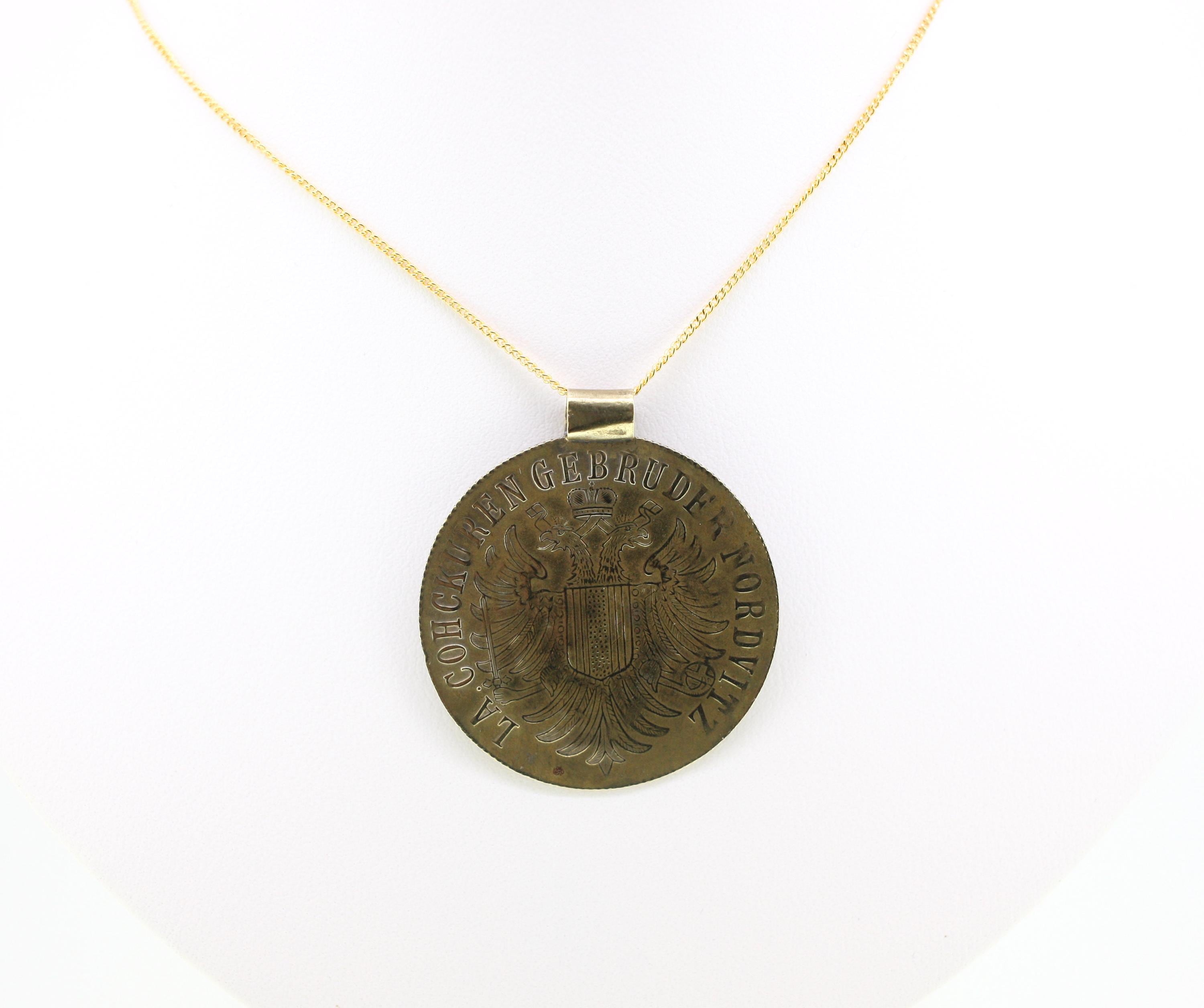 Antique 'la Cohckuren Gebruder Nordvitz' Pendant From Austria-over
