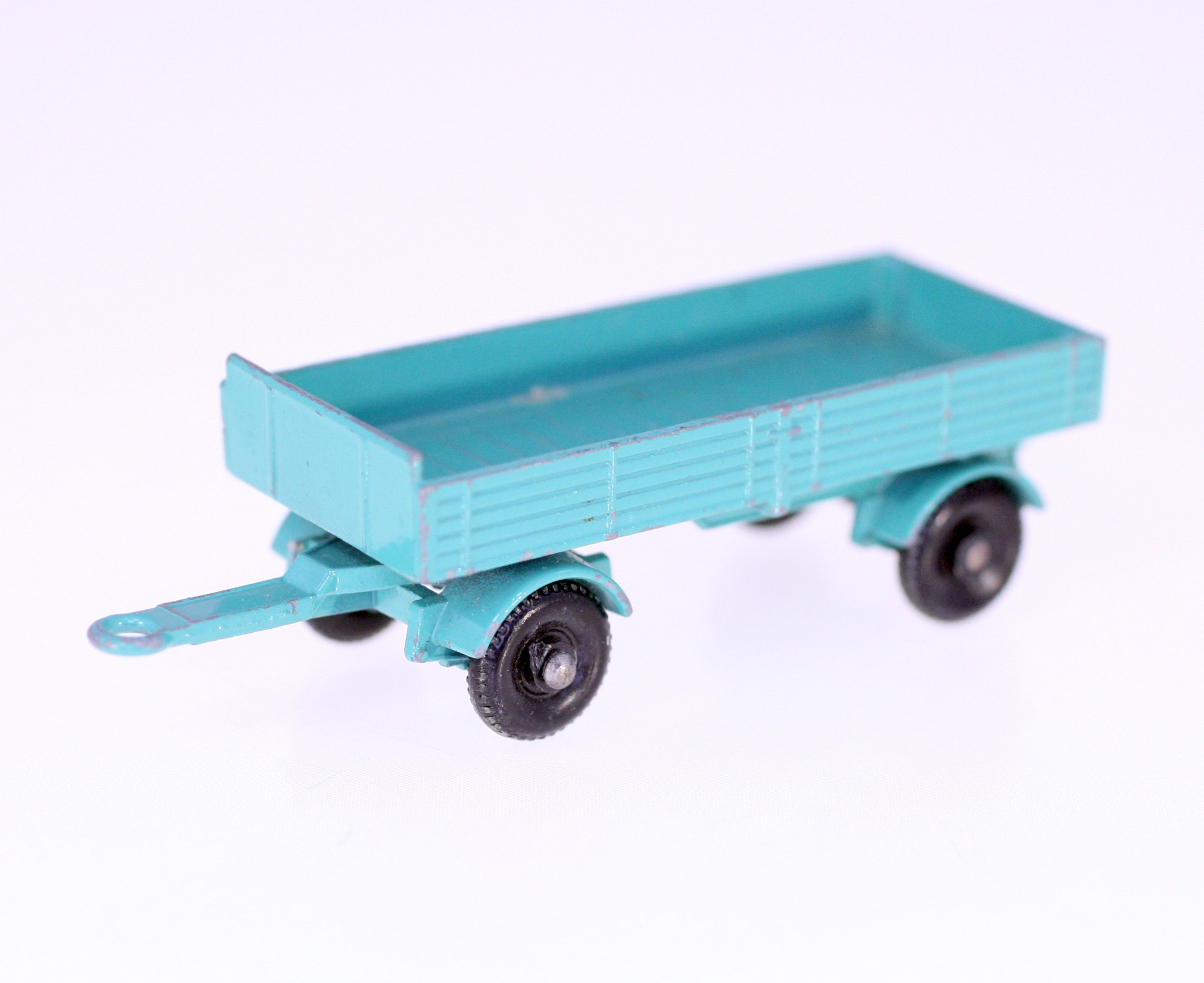 Remorque Mercedes Matchbox série no 2 avec barre de remorquage mobile 1968 - Poids 38 g - Frais de port OFFERTS