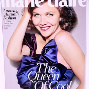 Marie Claire magazine-UK issue No.254-October 2009-Maggie Gyllenhaal (Weight: 754g) NEW-FREE postage