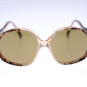 Pierre Cardin V Brun C.97 1402 lunettes de soleil surdimensionnées vintage pour femmes - vers les années 1970 - Poids 44 g - Frais de port gratuits