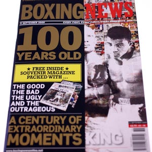 Boxing News magazine-Vol 65/No. 36-Muhammad Ali cover-September 11th 2009-100 Years issue-NEW (Weight: 260g) FREE postage