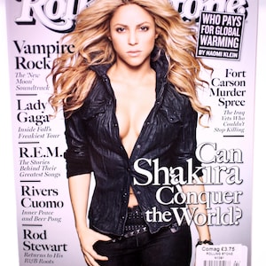 Revista Rolling Stone-Portada Shakira-Numero 1091-12 Noviembre 2009-NUEVO (Peso: 182g) Envío GRATIS