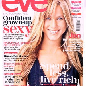 EVE magazine-English issue-April 2006-Jennifer Aniston front cover (Weight: 620g) NEW-FREE postage