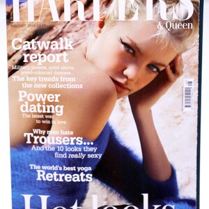 Harpers & Queen (UK edition) magazine-August 2005-Elyse Taylor cover-Serious Style issue-NEW-502g-FREE postage