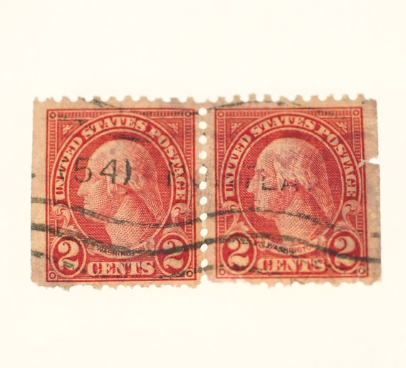 USジョージワシントン2セントレッド使用済切手 【公式通販】