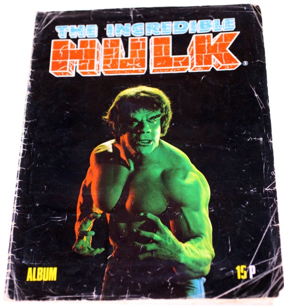 The Incredible Hulk 1979 Sticker Album-complete and Super The Incredible Hulk 1979 Sticker Album-complete and Super