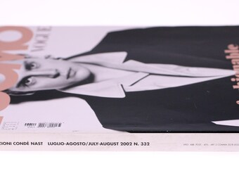L'uomo Vogue Italia Men's Magazine-no. 332-july/august 2002
