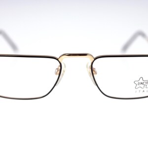 Luxottica 1131 G50 GEP 18k - 145mm men's vintage eyeglasses with original clear lenses-circa 1990s-NEW-Weight 22g-FREE postage