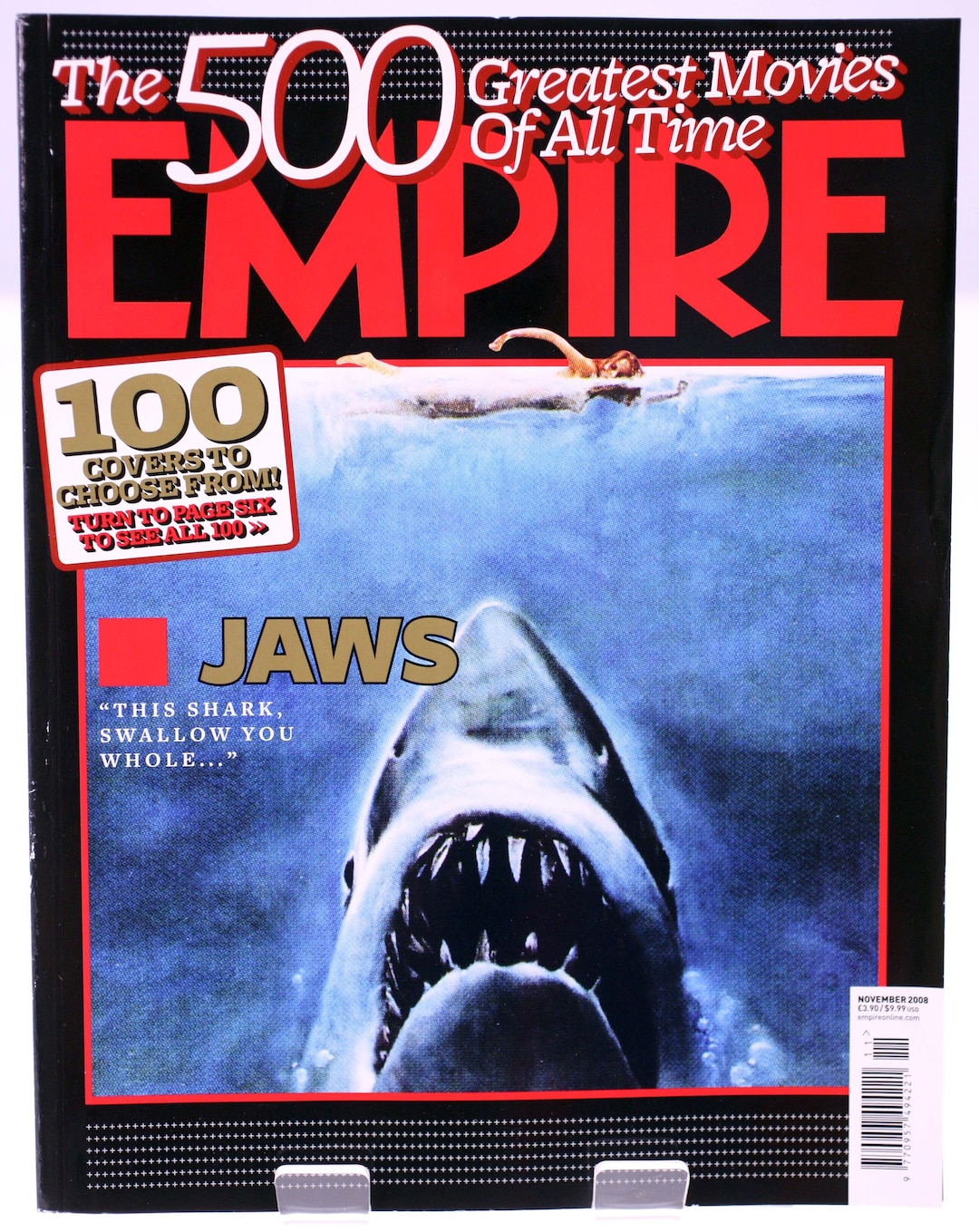 Empire Magazine November 2008-issue 233-500 Greatest Movies Covers