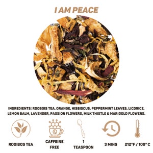 The Beauty Tea Box, a captivating assortment of our finest blends: I am Love, I am Peace, and I am Energy. image 3