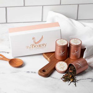 The Beauty Tea Box, a captivating assortment of our finest blends: I am Love, I am Peace, and I am Energy. image 5