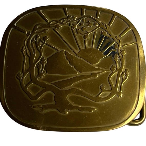 TREE of LIFE Solid Brass Belt Buckle 70 display picture 3