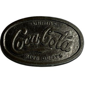 COCA-COLA vintage belt BUCKLE collectible nostalgic retro Coke free shipping
