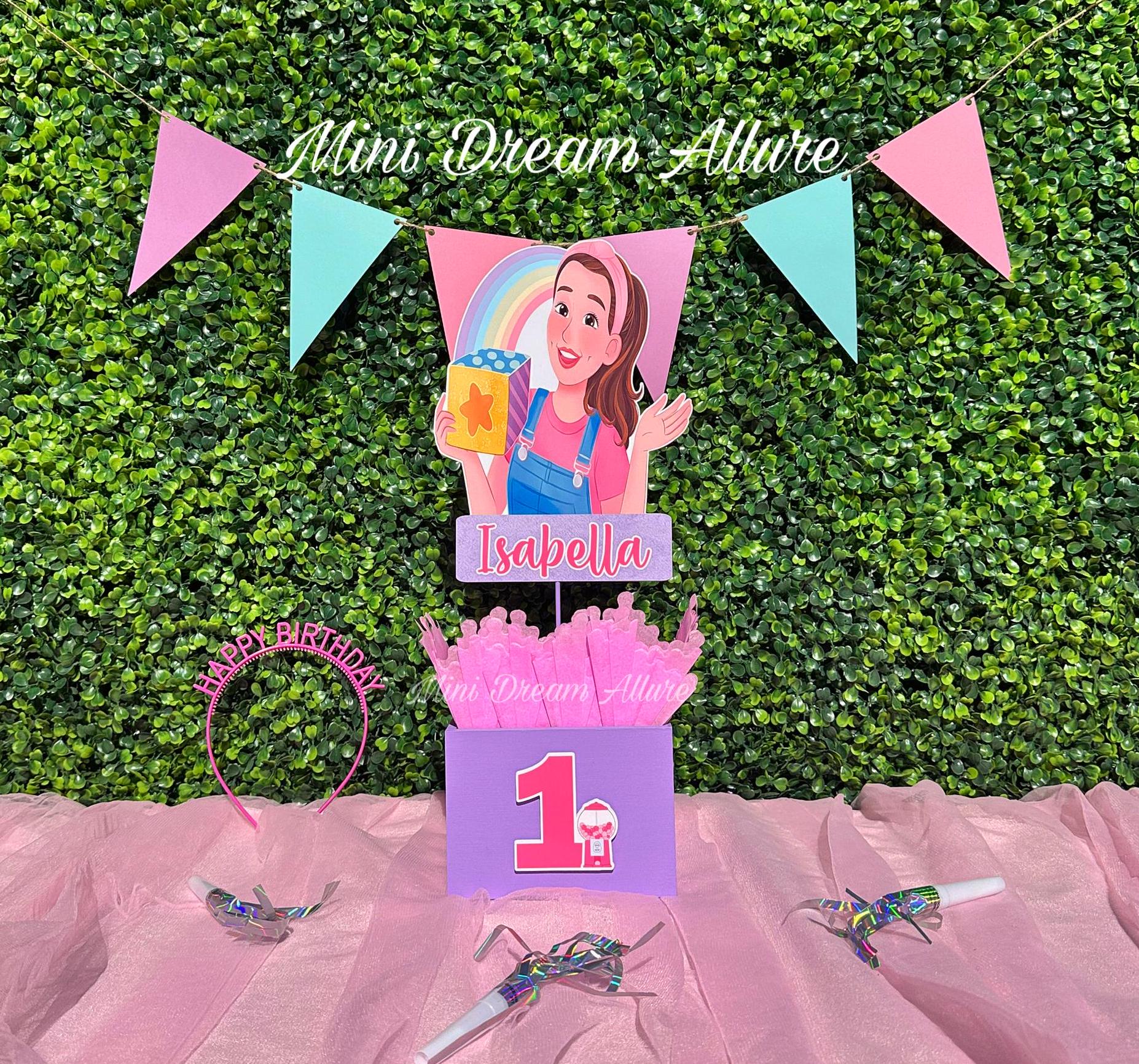 Ms.rachel Party Decorations, Ms.rachel Centerpieces, Rachel Party ...