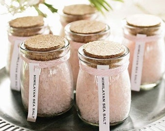 Mini potes de iogurte, potes de vidro para velas, potes de vidro para lembrancinhas com tampas de cortiça, potes de vidro para geleias de especiarias, recipientes de vidro com tampas, potes de vidro para lembrancinhas de casamento com etiquetas