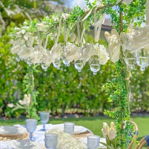 Faux Eucalyptus Garland Vines Greenery Garland Wedding Backdrop Arch Wall Decor 6 Feet Fake Hanging Plant for Table Party Decor