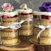 DIY Mini Cake Favor Set Clear Cake Wrap W/mini Forks for Dessert ...