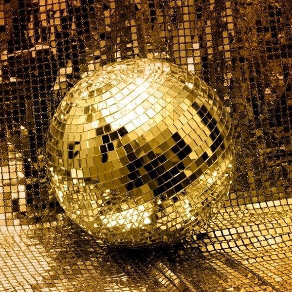 Gold Disco Ball Decor Disco Cowgirl Last Disco Bachelorette Party Wedding Disco Party Favor Disco Decorations Assorted Sizes Attached String