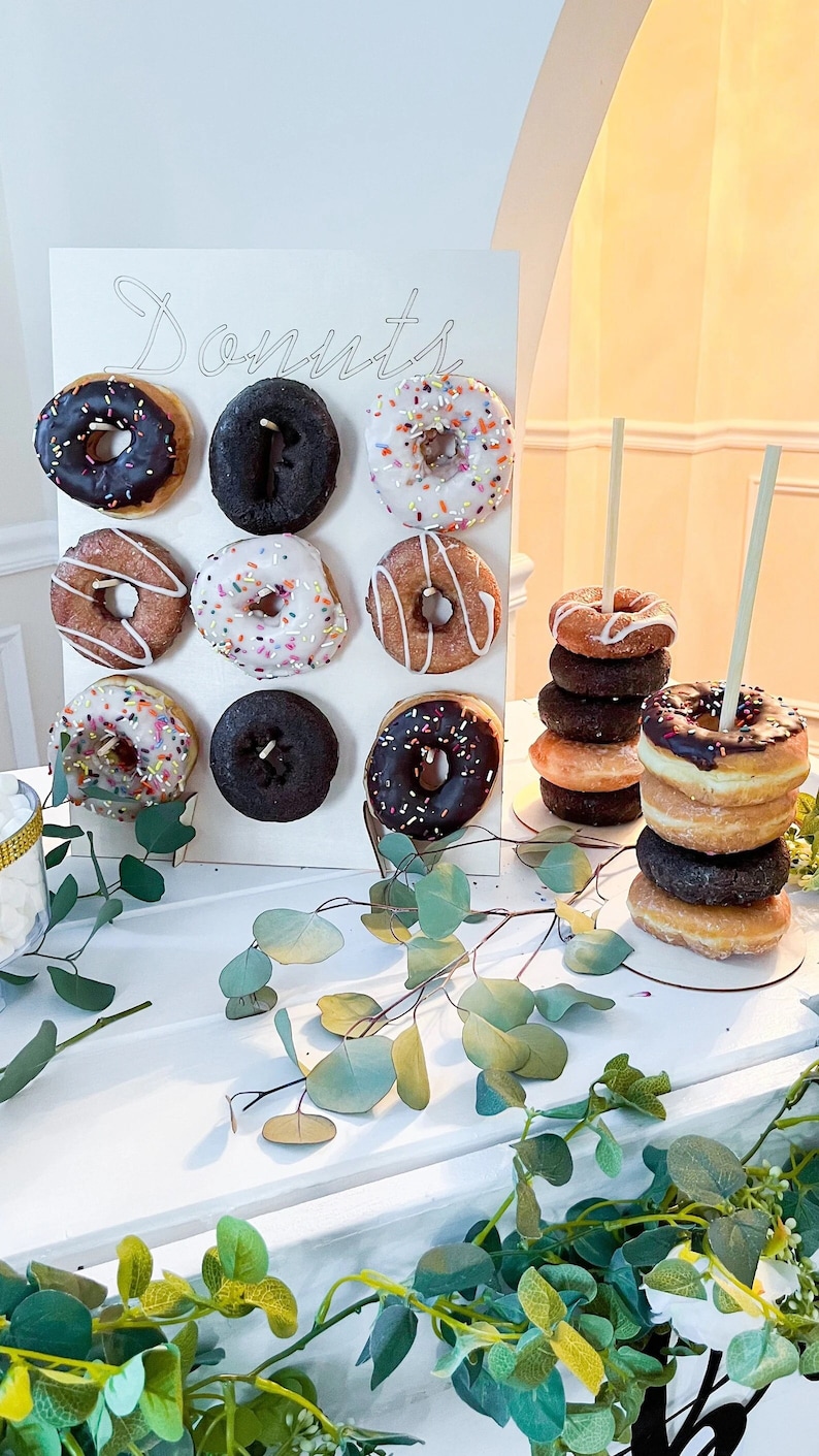 Tabletop Donut Wall for Wedding Donuts Wall Stand Donut Etsy