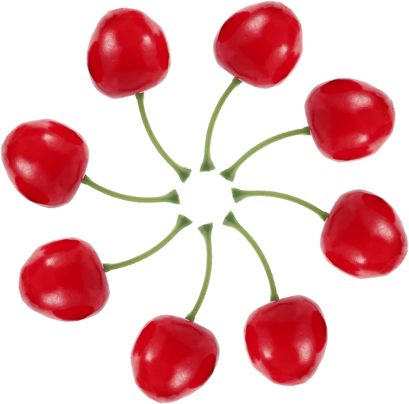 20 Ciliegie Artificiali Rosse Realistiche | Decorazione Frutta Finta Per Casa, Cucina E Festa - 3