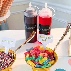 Ice Cream Bar DIY Decor Kit Package Ice Cream Party Bridal Shower ...