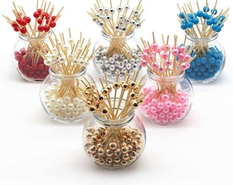 Multi-Color Charcuterie Toothpicks Cake Toppers set of 25 Charcuterie Food Display Appetizers Cones Grazing Table Catered Events Buffets