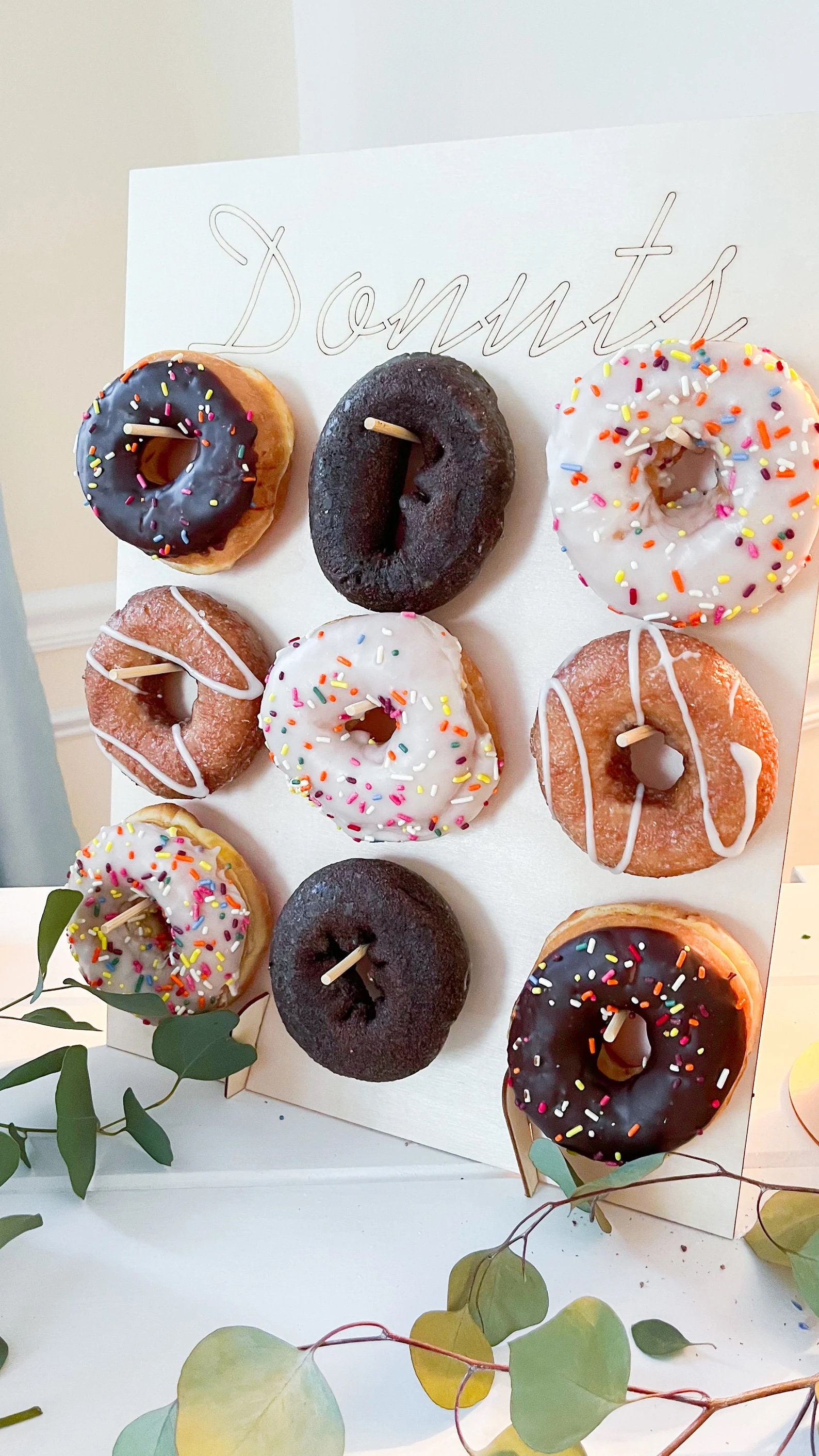 Tabletop Donut Wall for Wedding Donuts Wall Stand Donut Etsy