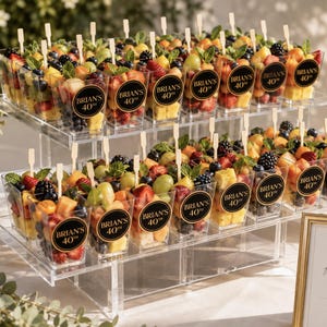 Clear Acrylic Aesthetic Dessert Table Display Tray Stand Buffet Risers for Cupcakes Dessert Pastry Food Treat Tier Cookie Platter