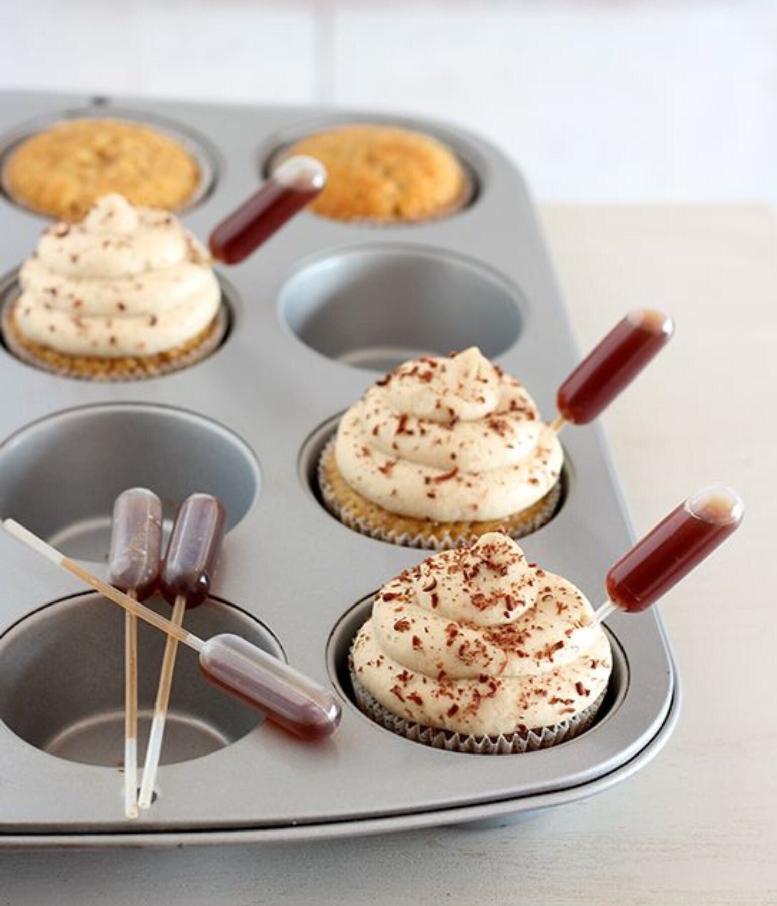 Citroen - Witte chocolade cupcakes Citroen - Witte chocolade cupcakes
