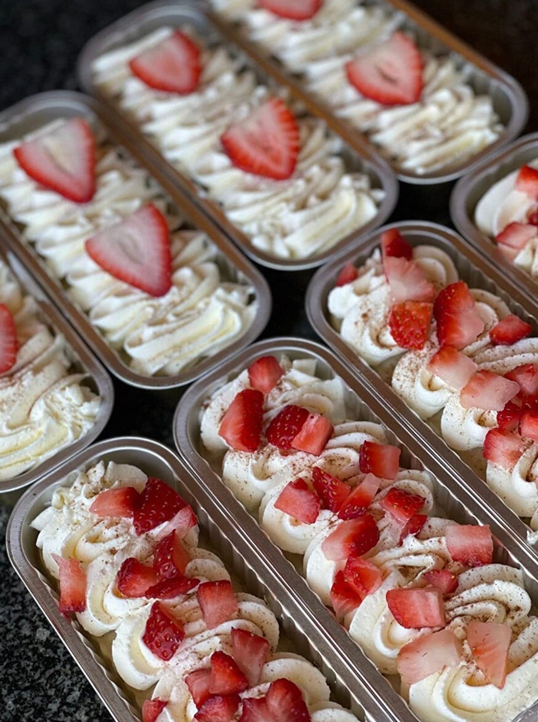 Mini Cake Tins Favor Box Set W/spoon Dessert Wedding Favor Catering