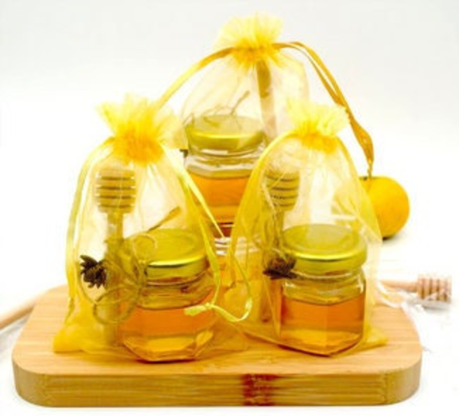 Gifts Wrap Bags Gold Organza Sheer Fabric Favor Bags 4x6 Inch Etsy