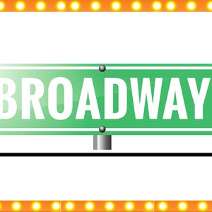 Set of 6 NYC Themed Street Signs New York City for Decoration Baby ...