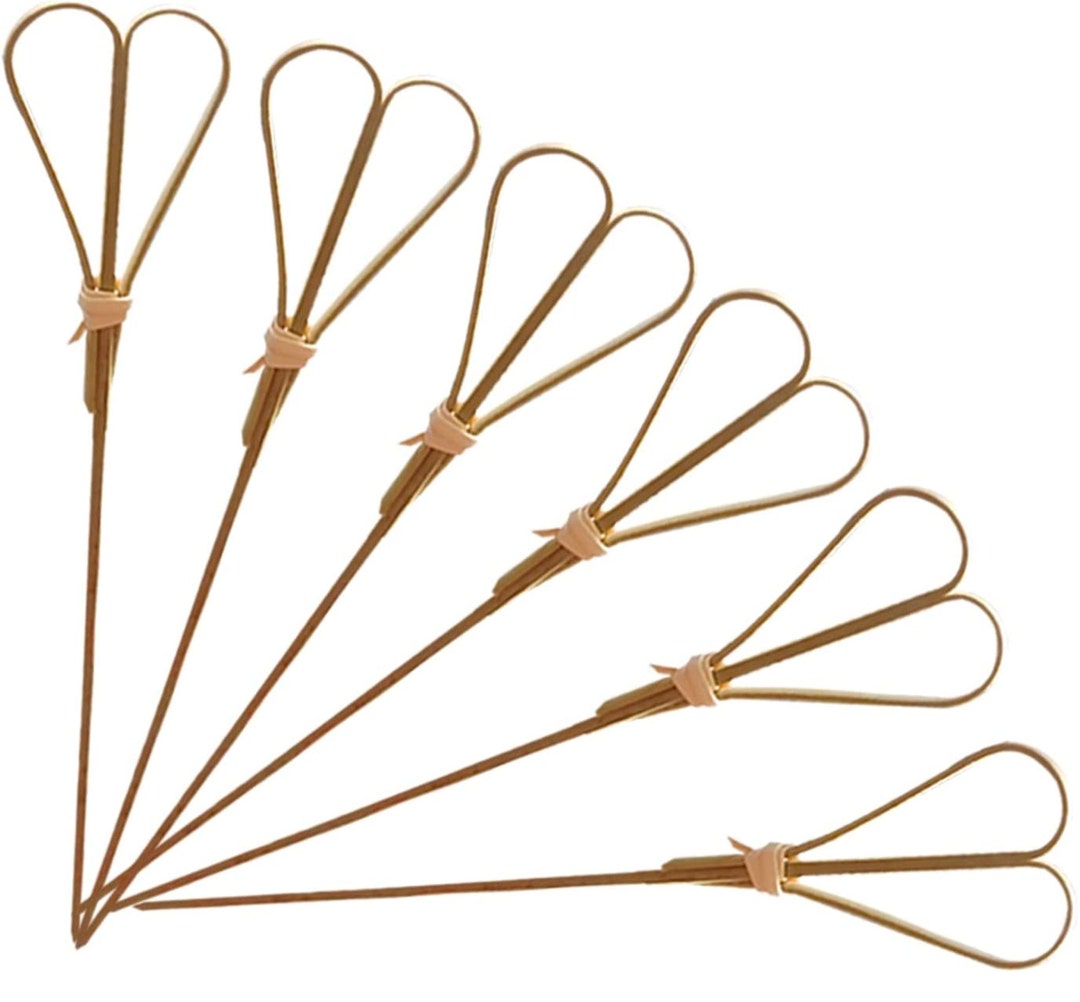 Bamboo Charcuterie Toothpicks for Party Snacks Food Display Appetizers