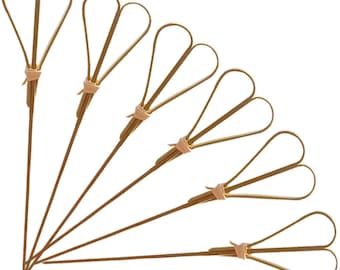 Bamboo Charcuterie Toothpicks for Party Snacks Food Display Appetizers Cones Dessert Display Catered Events Buffets Showers Weddings Brunch