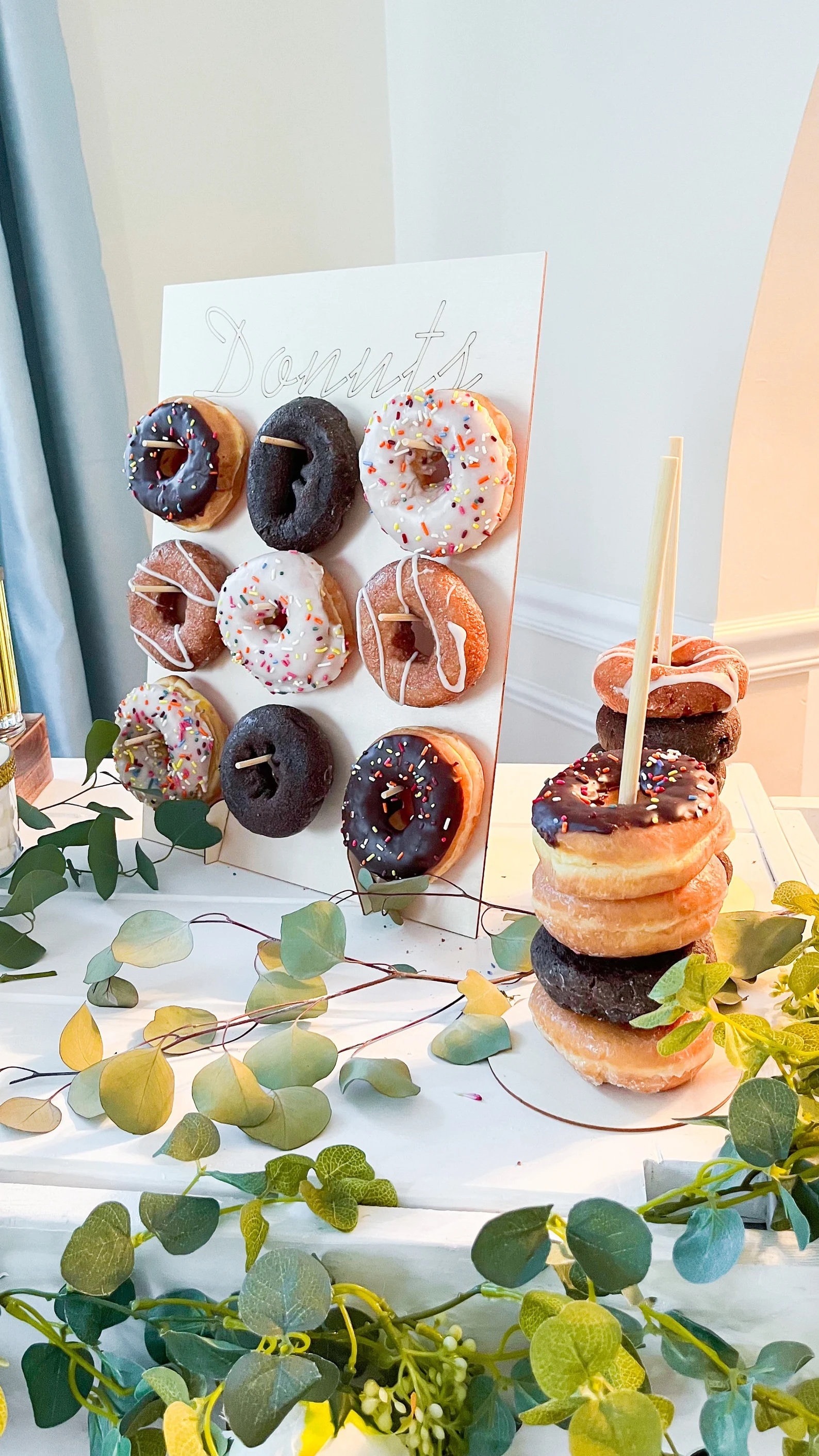 Tabletop Donut Wall for Wedding Donuts Wall Stand Donut Etsy