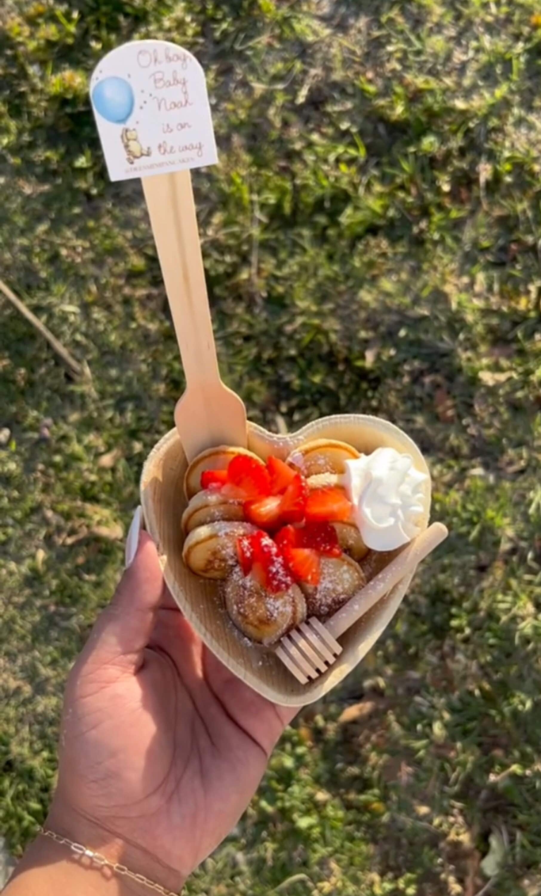 100 plettri usa e getta in bambù per alimenti, frutta, cocktail