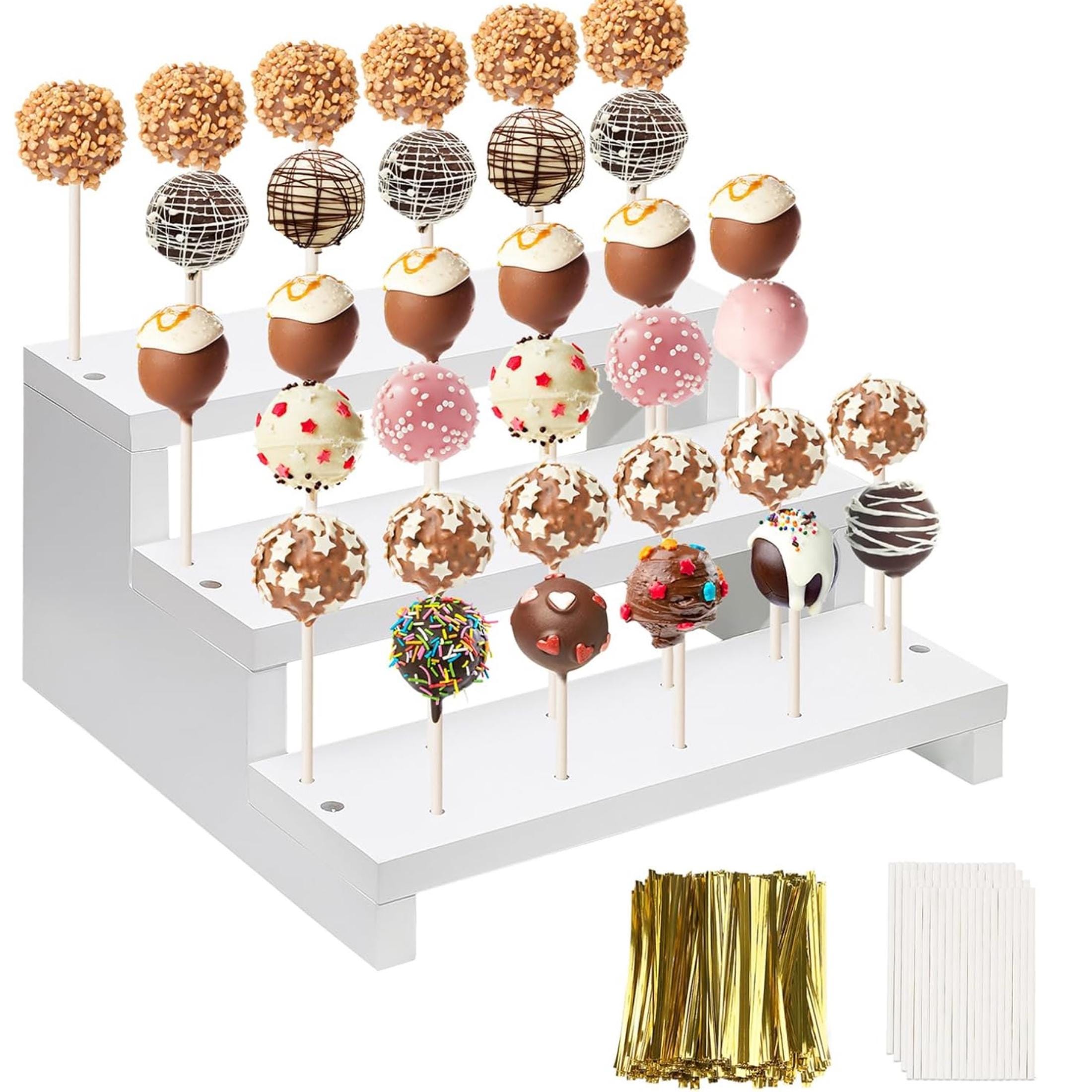 Cake Pop Houder - 2 Stuks Acryl Desserttafel Accessoires | Cake Pop