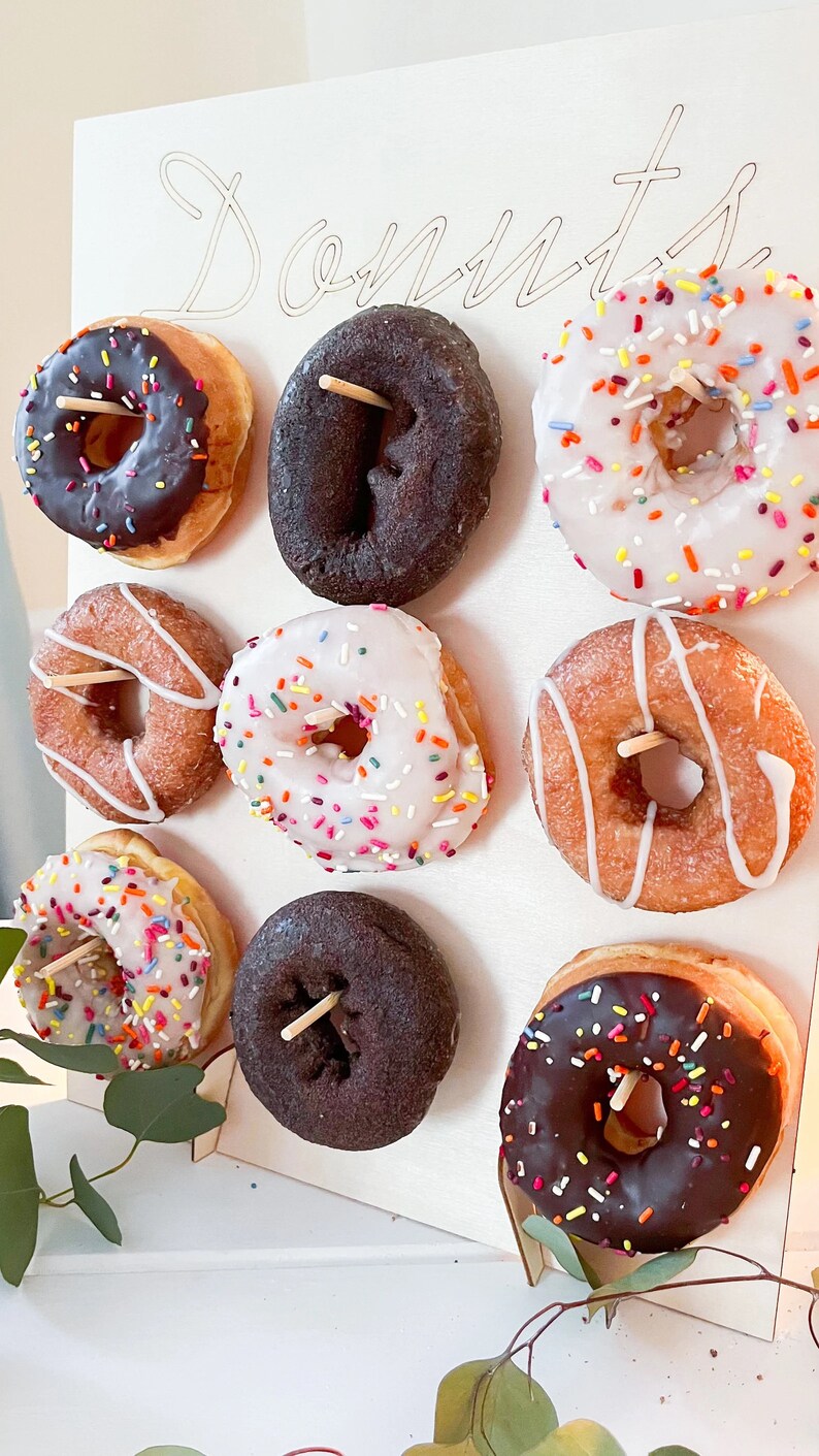 Tabletop Donut Wall for Wedding Donuts Wall Stand Donut Etsy