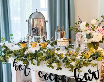 Hot Cocoa Bar Party Set – Deko, Teller, Tassen, Tischdecke Für Weihnachtsfeiern