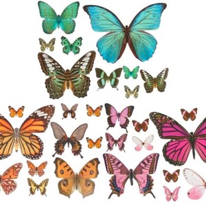 3D Butterfly Stickers Cake Party Wall Decorations Butterfly Decorations Room Decorations Party Wedding Decor Birthday Bridal Baby Shower