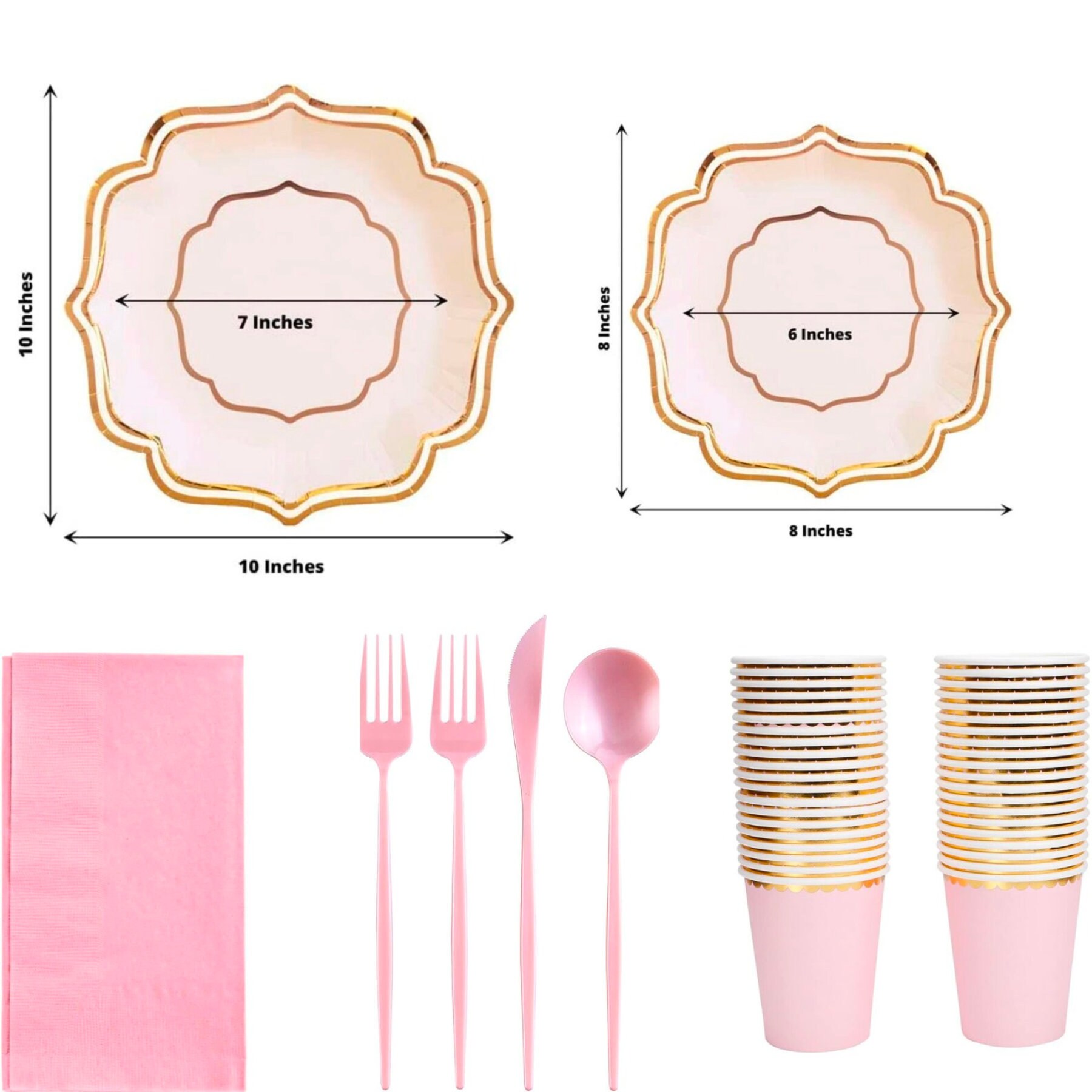 Louis Vuitton Paper Ware Set - The Brat Shack Party Store