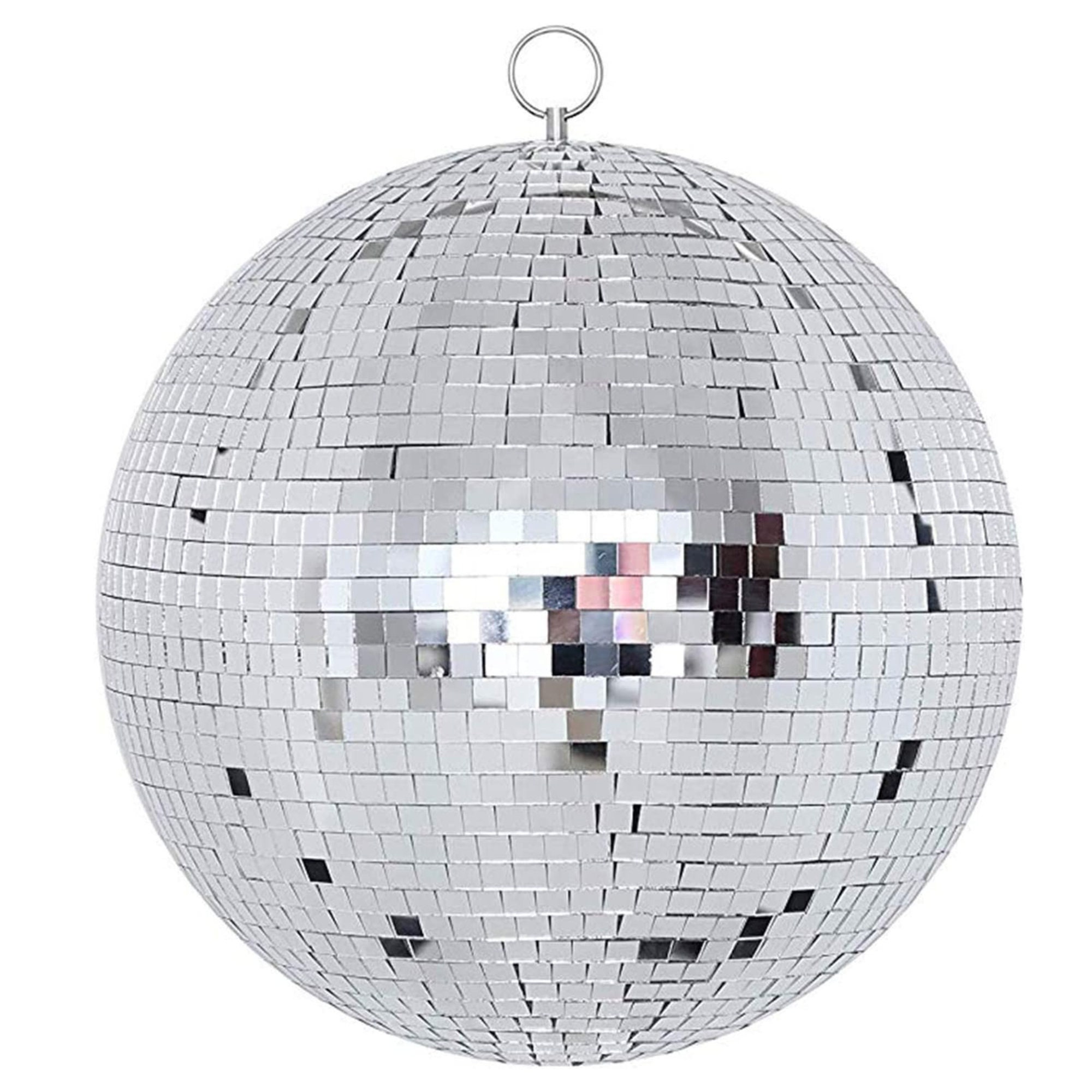 1pc 20 Mini Glitter Disco Ball Decorations - Silvery Reflective * Hanging Ornaments For Weddings, Dance Parties, Festivals, Birthdays * * - Indoor